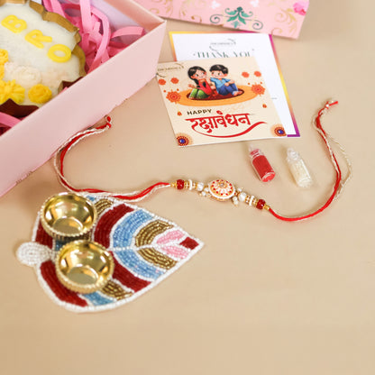 Elegant Rakhi Celebration Box - Brother Special