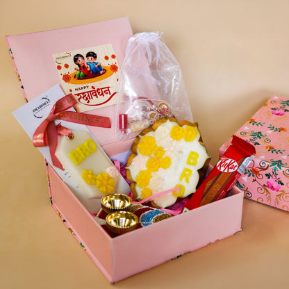 Elegant Rakhi Celebration Box - Brother Special