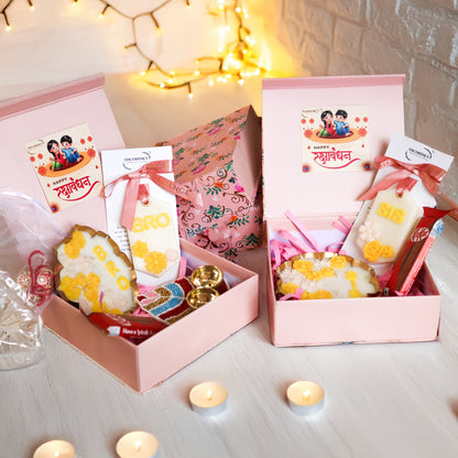 Elegant Rakhi Celebration Box - Sister Special