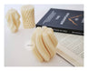 Geometric Swirl Candle | Rotating Waves Candle