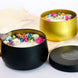 Premium Scented Tin Jar Candle | Plant-Based Soy Wax | Combo Set - Matte Black and Gold Jar