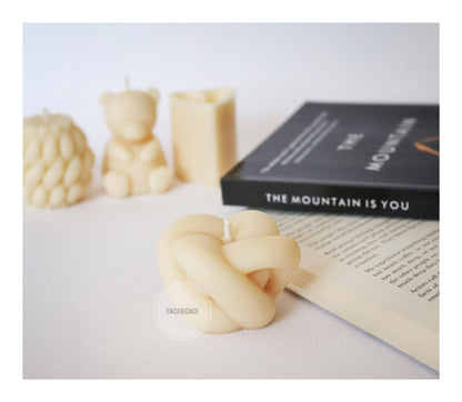 Set of 3 - Scented Knot Candle