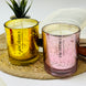 Garden Rose | Premium Scented Jar Candle | Rose Gold Mercury Jar | Plant-Based Soy Wax