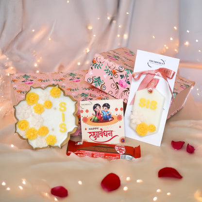 Elegant Rakhi Celebration Box - Sister Special
